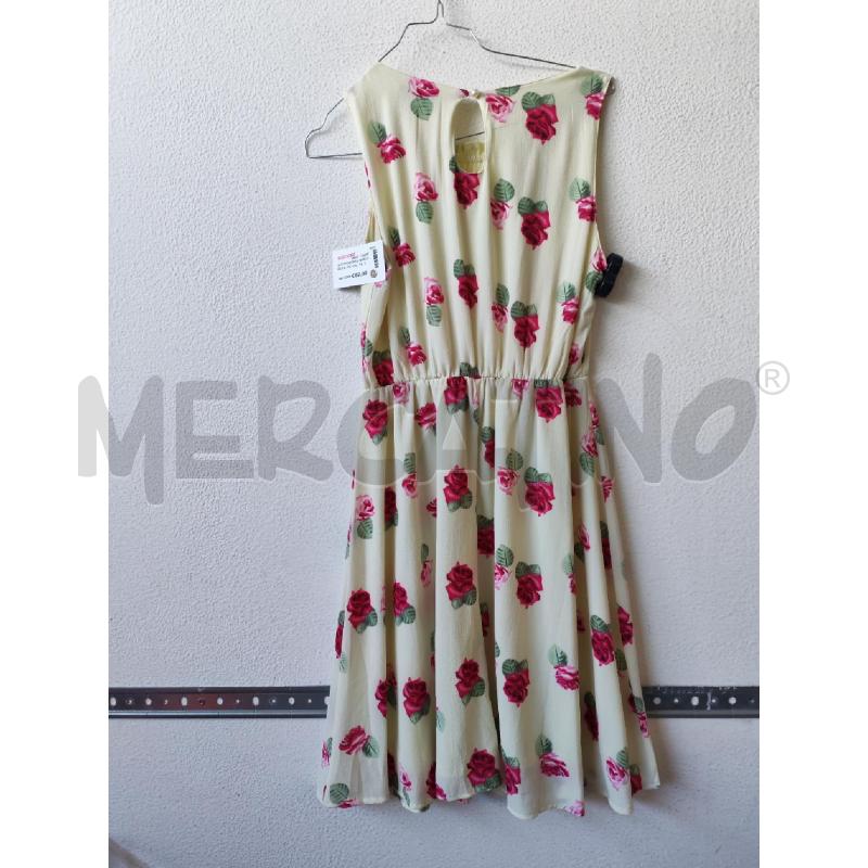 VESTITO DONNA BIANCO ROSE LOU LOU  | Mercatino dell'Usato Albenga 2