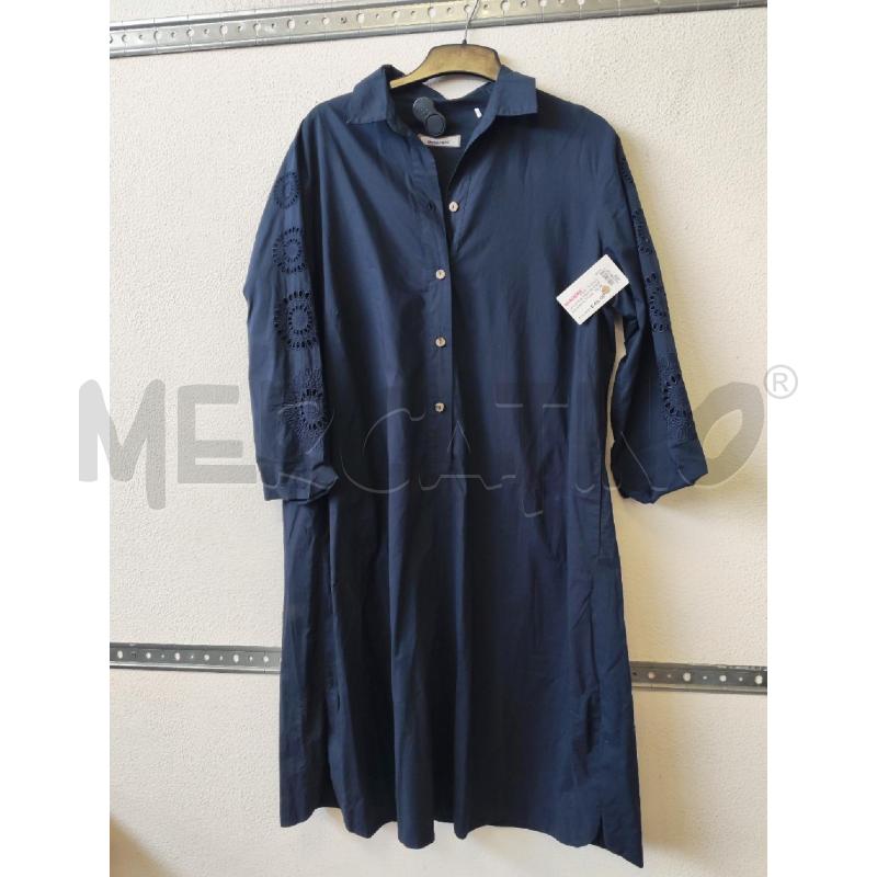 VESTITO DONNA BLU ELENA MIRO COTONE  | Mercatino dell'Usato Albenga 1