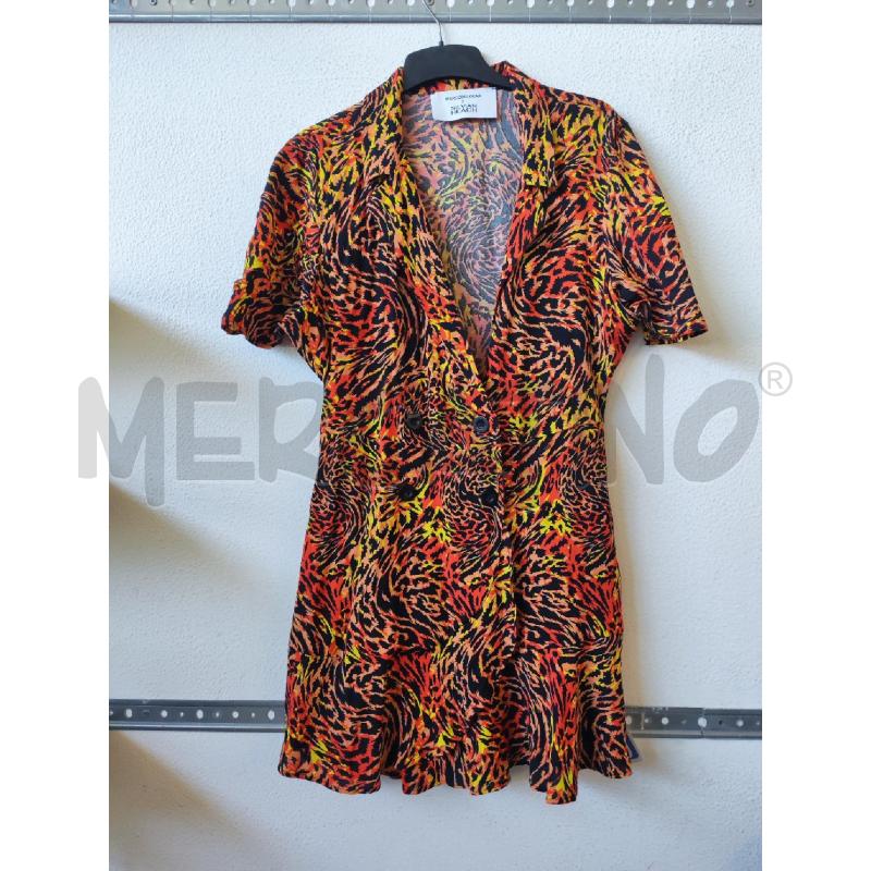 VESTITO DONNA CON PANTALONCINO FANTASIA ARANCIO GIALLO MARCO BOLOGNA X SILVIN HEACH | Mercatino dell'Usato Albenga 1