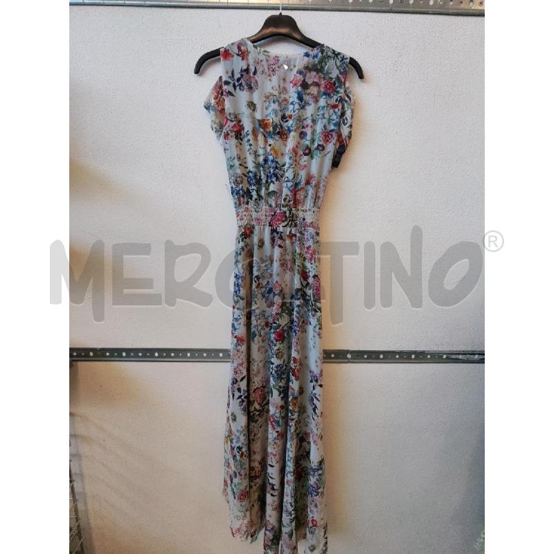 VESTITO DONNA DENNT ORSE BIANCO FIORI LUNGO  | Mercatino dell'Usato Albenga 2