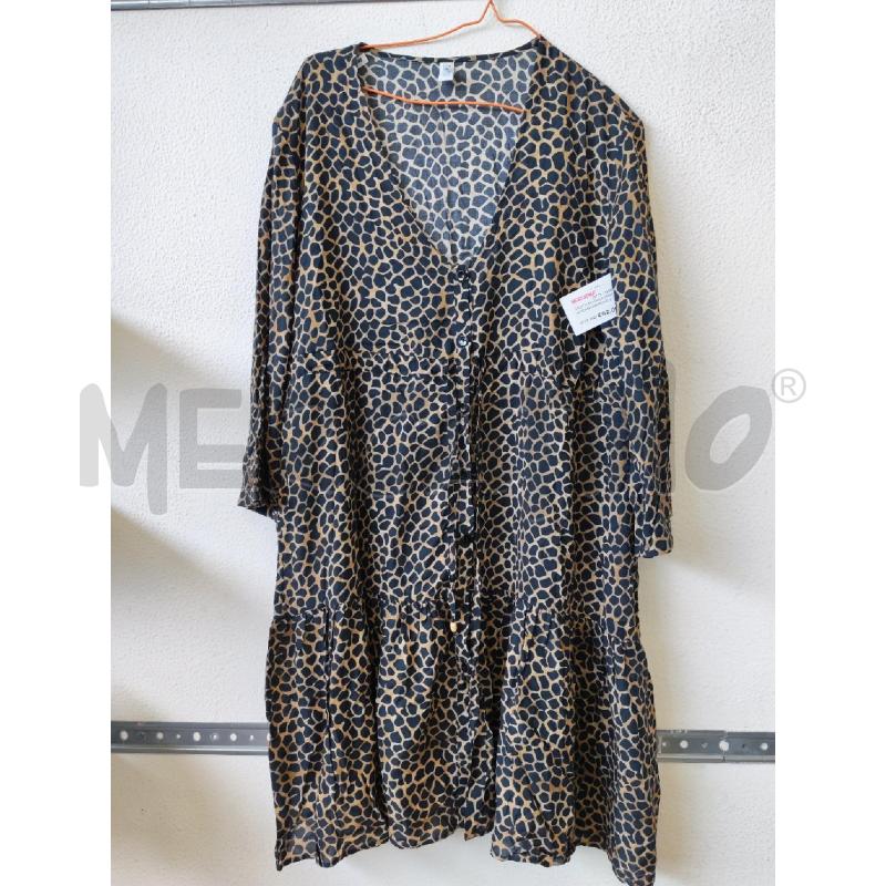 VESTITO DONNA FANTASIA NERO MARRONE VALERY  | Mercatino dell'Usato Albenga 1