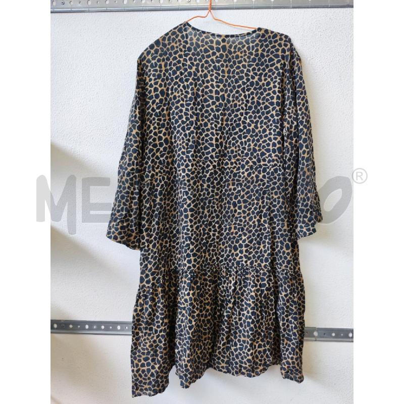 VESTITO DONNA FANTASIA NERO MARRONE VALERY  | Mercatino dell'Usato Albenga 2