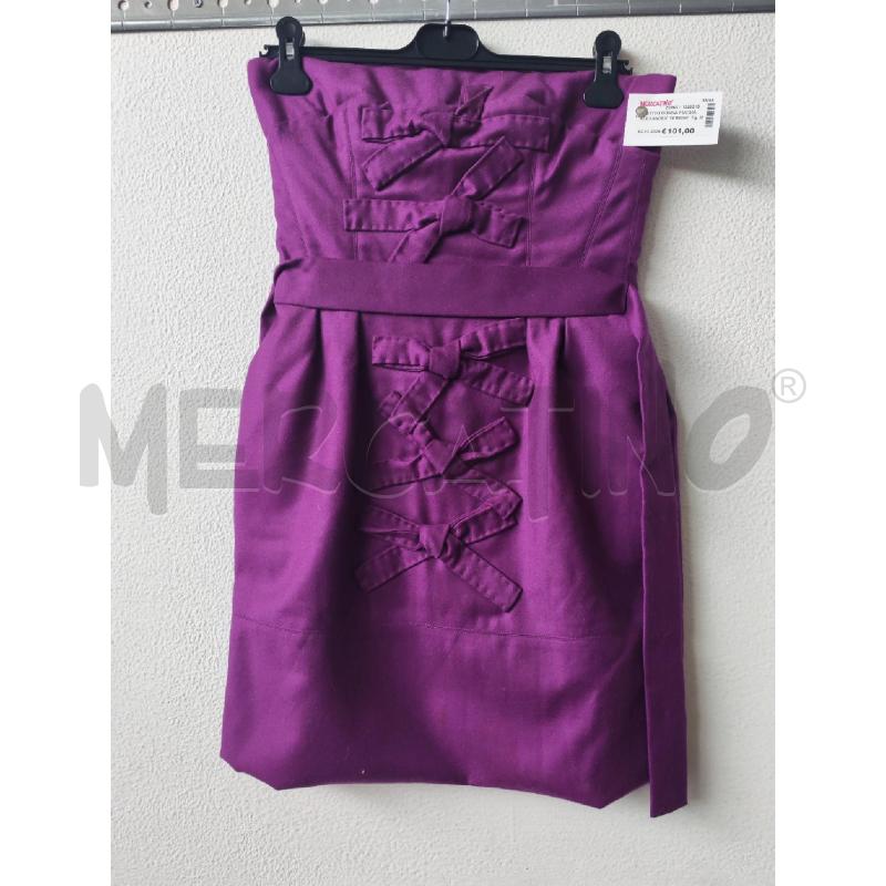 VESTITO DONNA FUCSIA ALEXANDER TEREKHOV LANA INTERNO SETA | Mercatino dell'Usato Albenga 1