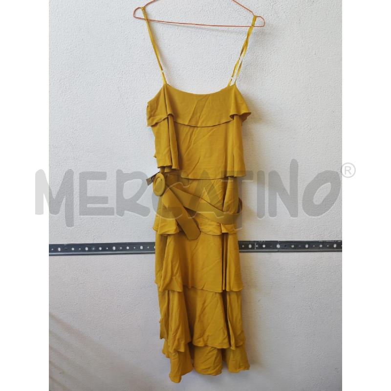 VESTITO DONNA GIALLO BALZE RINASCIMENTO | Mercatino dell'Usato Albenga 1