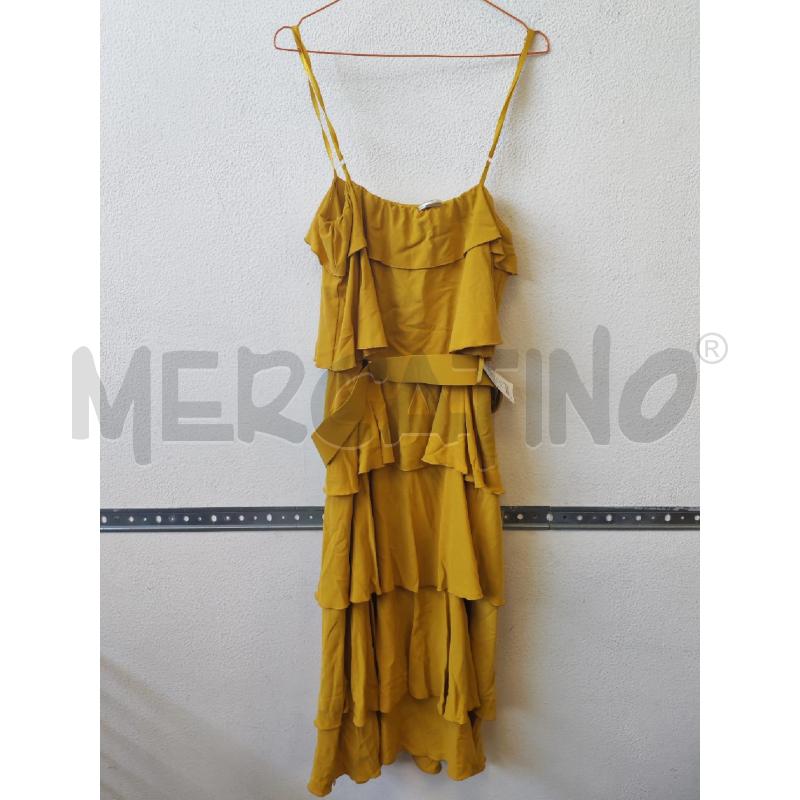 VESTITO DONNA GIALLO BALZE RINASCIMENTO | Mercatino dell'Usato Albenga 2