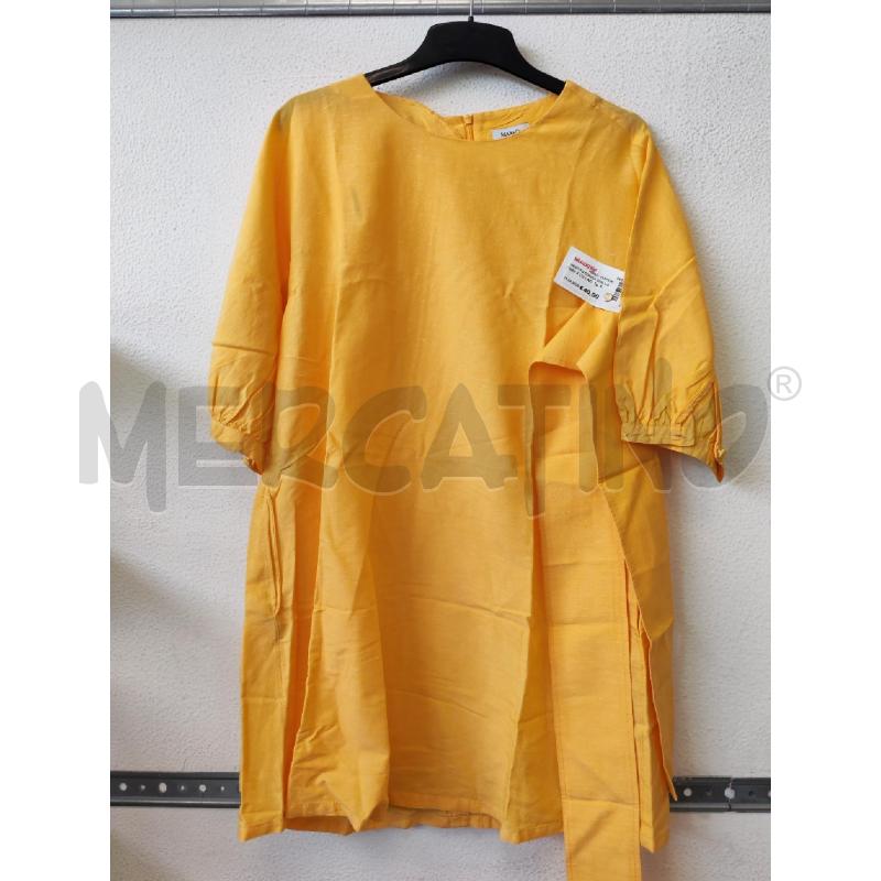 VESTITO DONNA GIALLO MAX & CO LINO | Mercatino dell'Usato Albenga 1