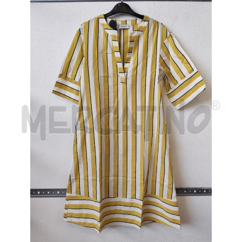 VESTITO DONNA GIALLO RIGHE MAX E CO  | Mercatino dell'Usato Albenga 1
