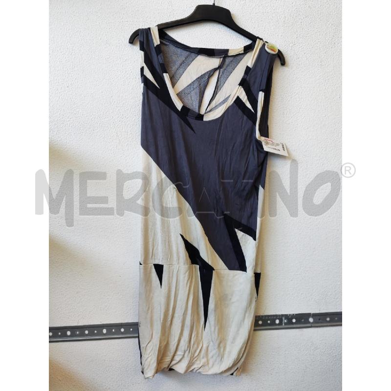 VESTITO DONNA GRIGIO BEIGE EMILIO PUCCI SETA | Mercatino dell'Usato Albenga 1