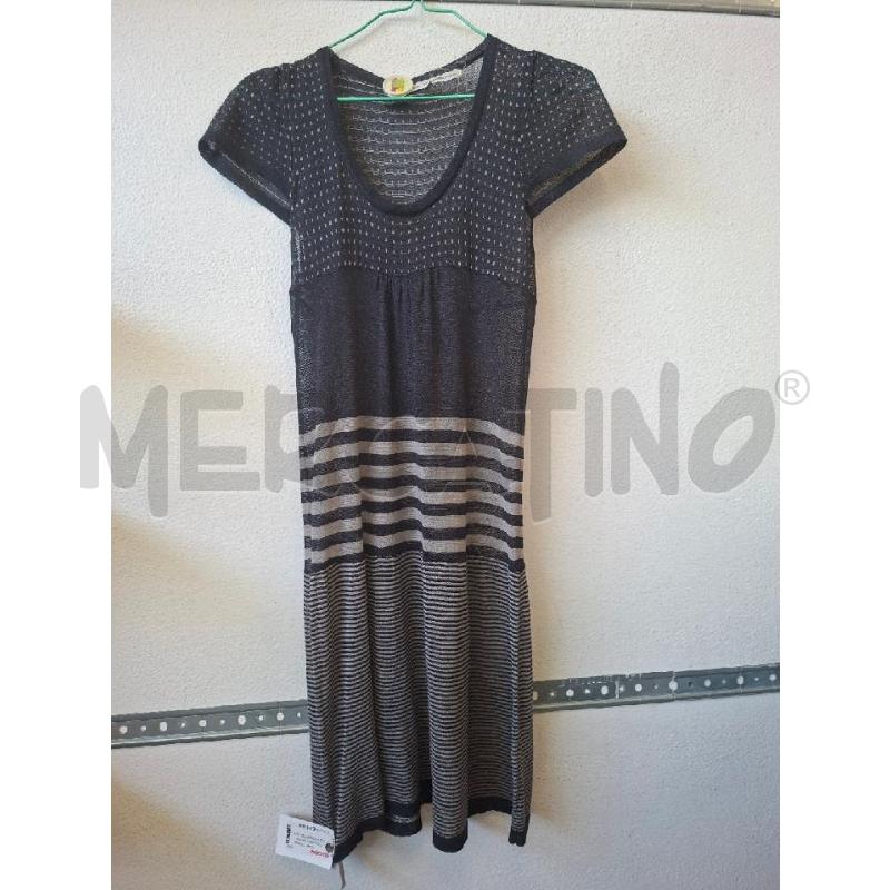 VESTITO DONNA GRIGIO LE FEE MARABOUTEE | Mercatino dell'Usato Albenga 1