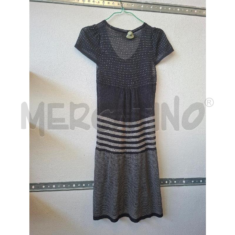 VESTITO DONNA GRIGIO LE FEE MARABOUTEE | Mercatino dell'Usato Albenga 2