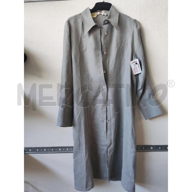 VESTITO DONNA GRIGIO MARTINO MIDALI LINO | Mercatino dell'Usato Albenga 1