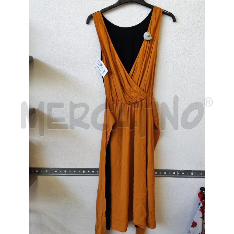 VESTITO DONNA JUCCA NERO ARANCIO  | Mercatino dell'Usato Albenga 1