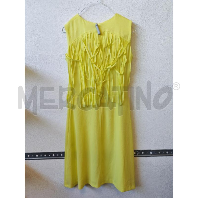 VESTITO DONNA KATE GIALLO FRANGE | Mercatino dell'Usato Albenga 2