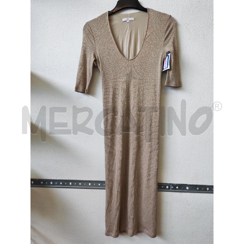 VESTITO DONNA LUNGO BEIGE BRILLANTINI PATRIZIA PEPE  | Mercatino dell'Usato Albenga 1