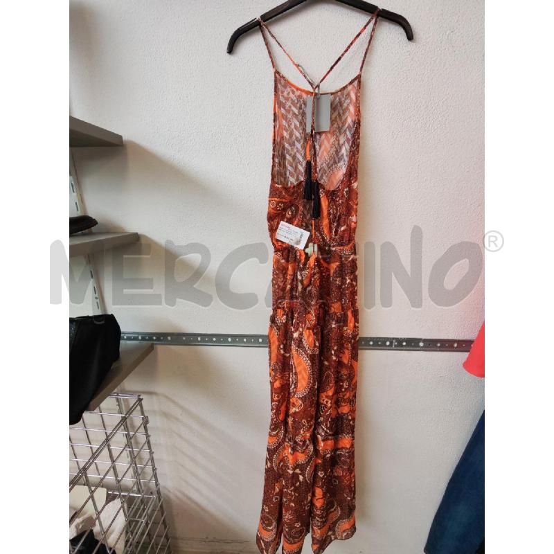 VESTITO DONNA LUNGO FANTASA MARRONE SANDRO FERRONE  | Mercatino dell'Usato Albenga 2