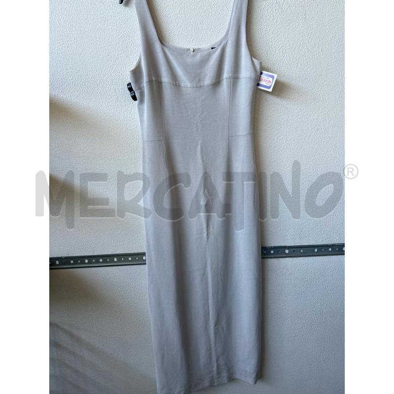 VESTITO DONNA LUNGO GRIGIO CHIARO MARELLA  | Mercatino dell'Usato Albenga 1
