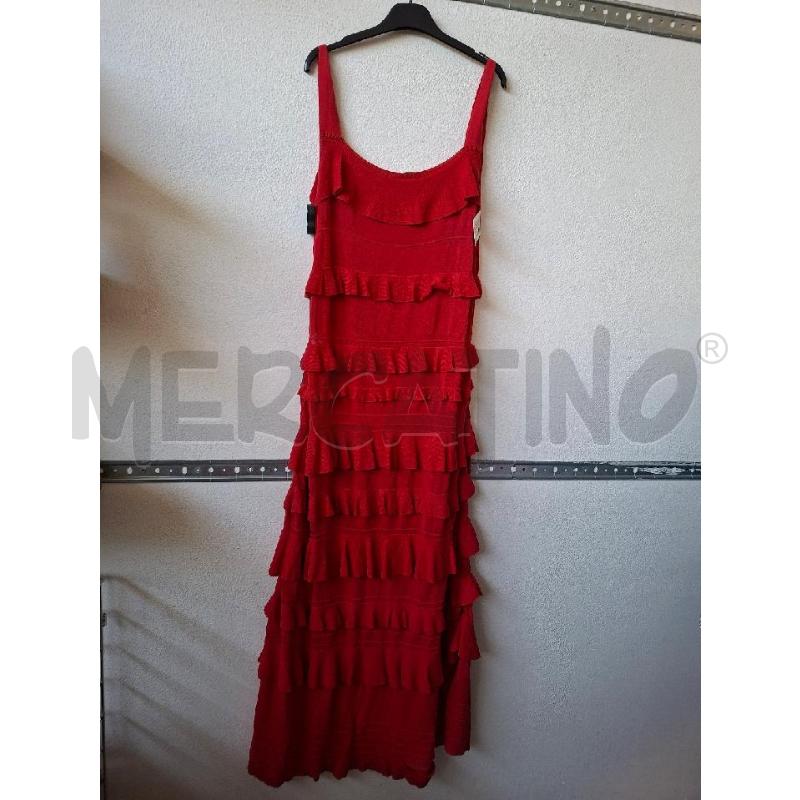 VESTITO DONNA LUNGO ROSSO BALZE TWINSET  | Mercatino dell'Usato Albenga 1