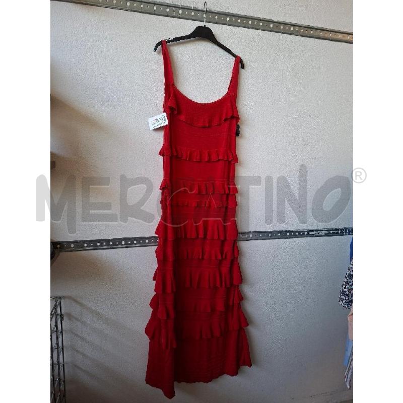 VESTITO DONNA LUNGO ROSSO BALZE TWINSET  | Mercatino dell'Usato Albenga 2