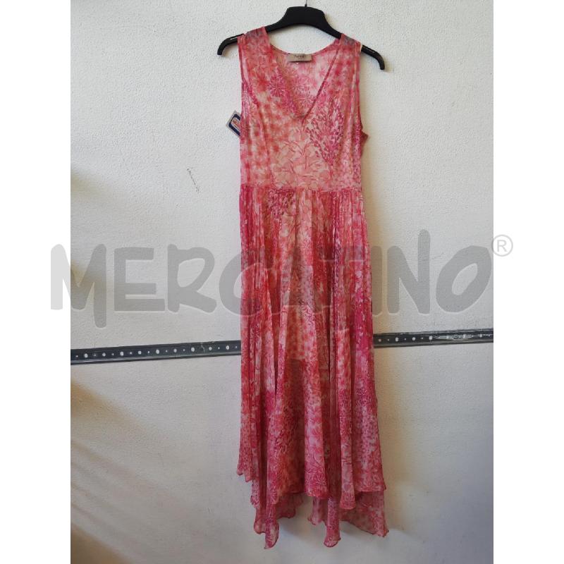 VESTITO DONNA LUNGO TWIN SET FANTASIA FUCSIA | Mercatino dell'Usato Albenga 1