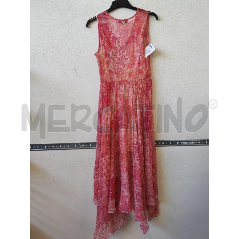 VESTITO DONNA LUNGO TWIN SET FANTASIA FUCSIA | Mercatino dell'Usato Albenga 2