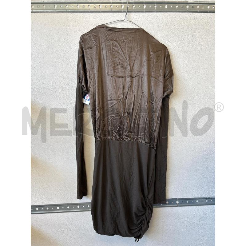 VESTITO DONNA MARRONE MARRONE LUCIDO PATRIZIA PEP  | Mercatino dell'Usato Albenga 2