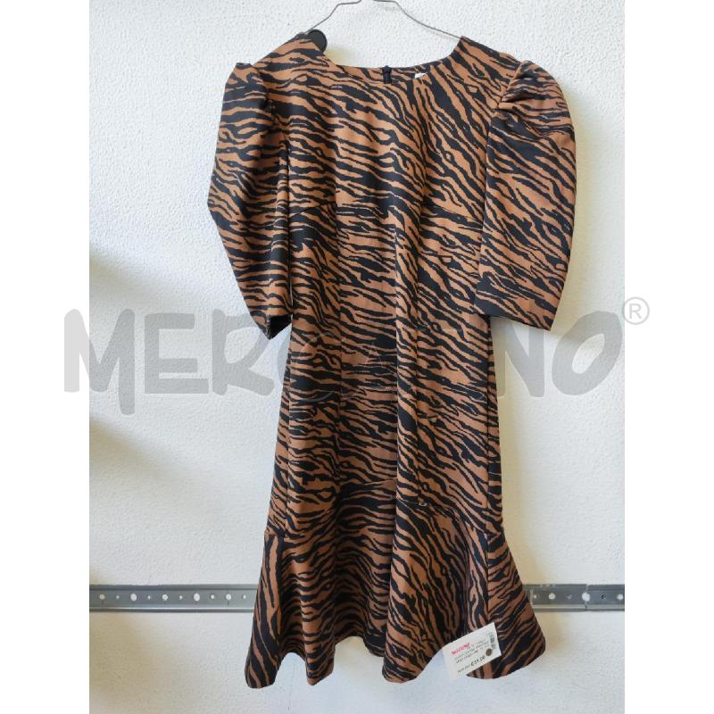 VESTITO DONNA MARRONE NERO STRIATURE LIUJO  | Mercatino dell'Usato Albenga 1
