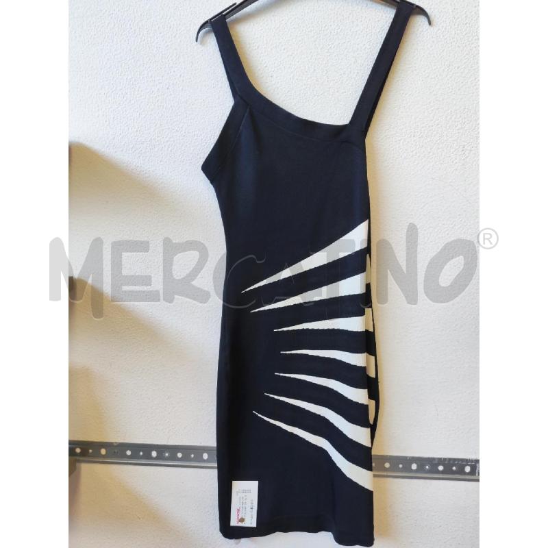VESTITO DONNA NERO BIANCO GUESS BY MANCIANO | Mercatino dell'Usato Albenga 1