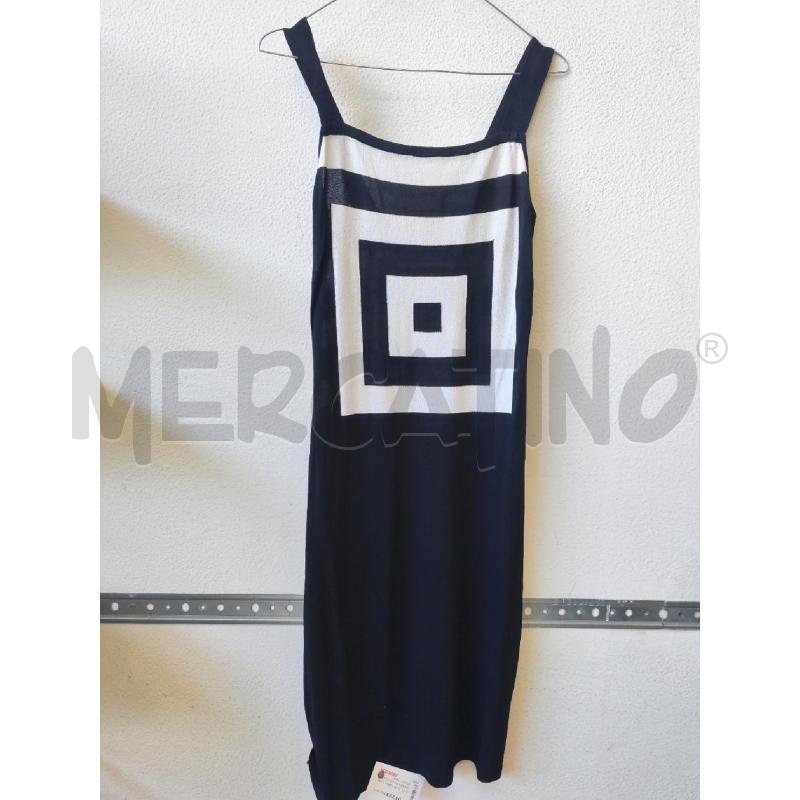 VESTITO DONNA NERO BIANCO TERRE ALTE | Mercatino dell'Usato Albenga 1