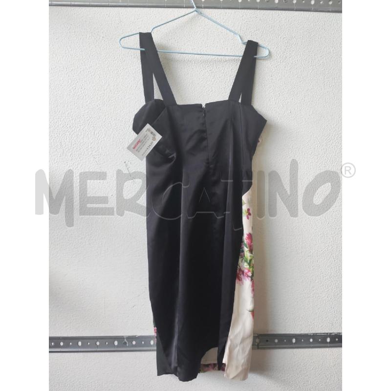 VESTITO DONNA NERO FIORI FANTASIA ISOLA MARRAS | Mercatino dell'Usato Albenga 2