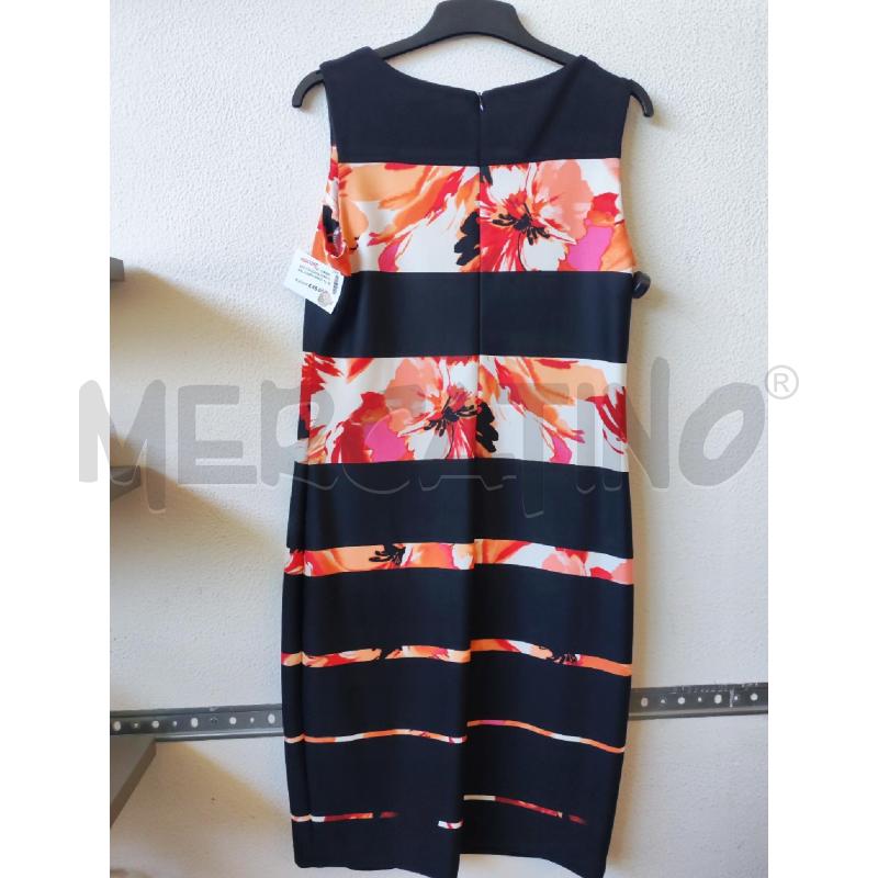 VESTITO DONNA NERO FIORI JOSEPH RIBKOFF | Mercatino dell'Usato Albenga 2