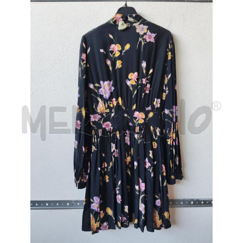 VESTITO DONNA NERO FIORI TWIN SET | Mercatino dell'Usato Albenga 2
