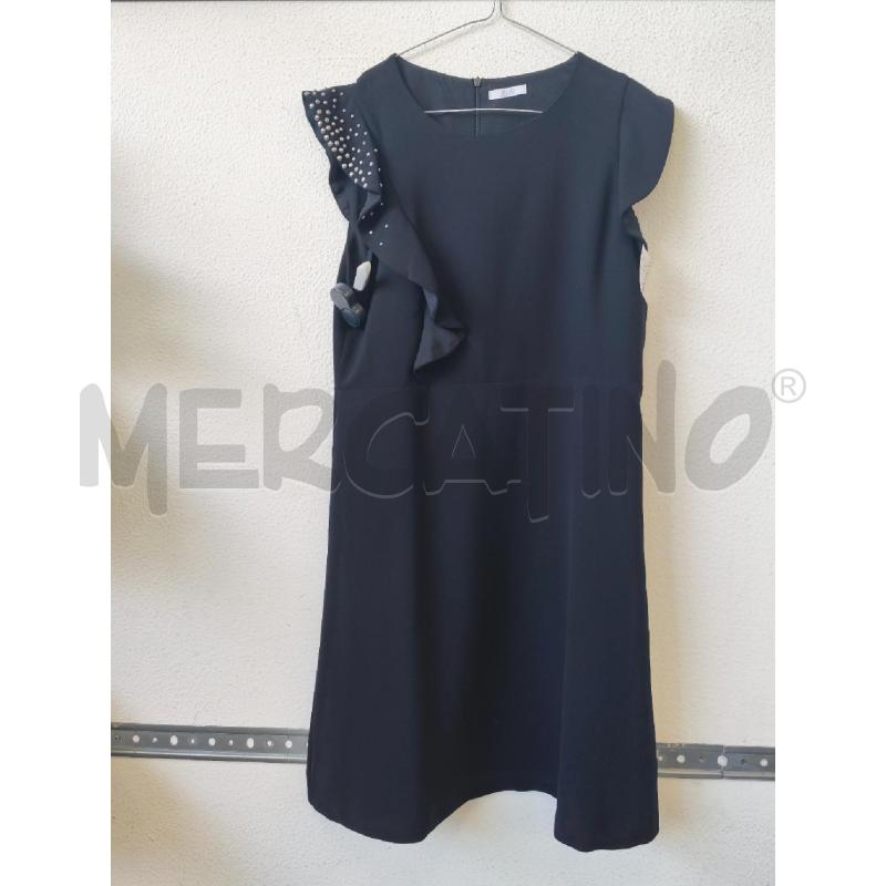 VESTITO DONNA NERO LIU JO BORCHIE | Mercatino dell'Usato Albenga 1