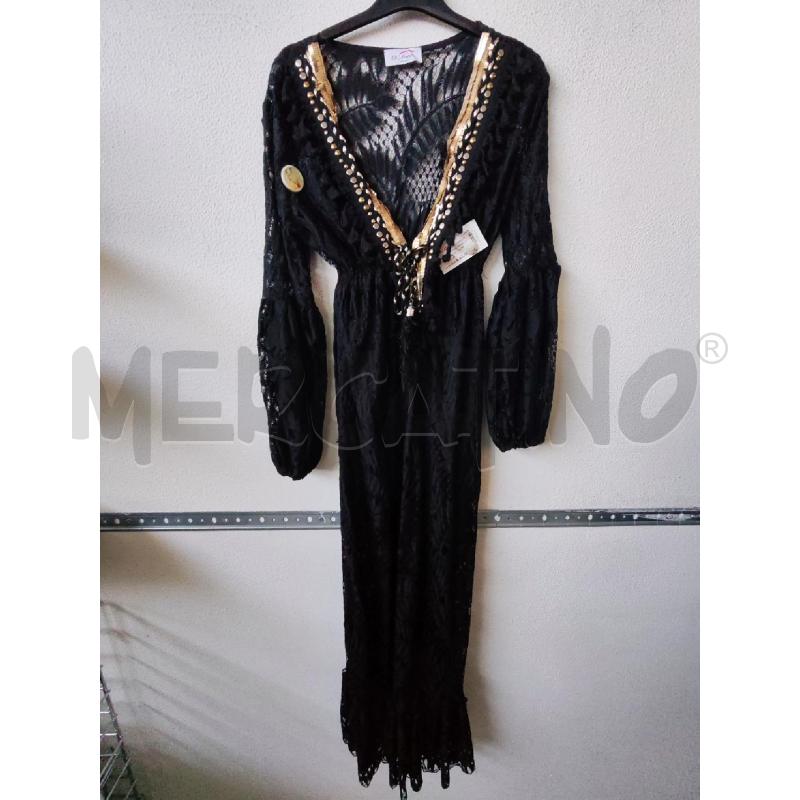 VESTITO DONNA NERO LUNGO D'ANTAN  | Mercatino dell'Usato Albenga 1