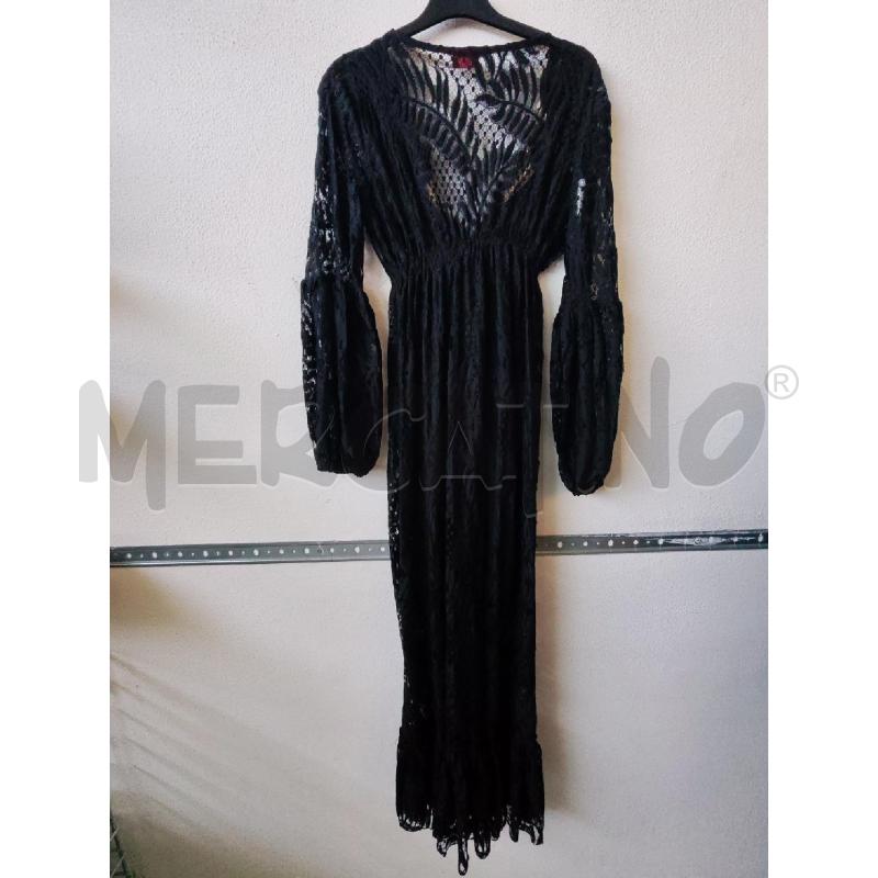 VESTITO DONNA NERO LUNGO D'ANTAN  | Mercatino dell'Usato Albenga 2