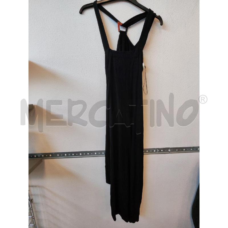 VESTITO DONNA NERO LUNGO MALLONI  | Mercatino dell'Usato Albenga 1