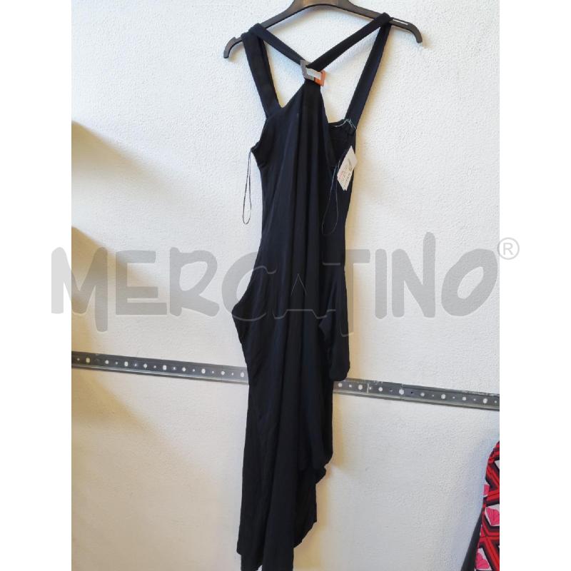 VESTITO DONNA NERO LUNGO MALLONI  | Mercatino dell'Usato Albenga 2