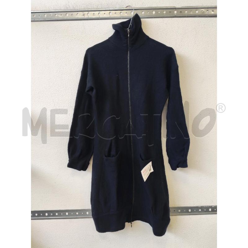 VESTITO DONNA NERO MISTO LANA E CASHMERE  | Mercatino dell'Usato Albenga 1