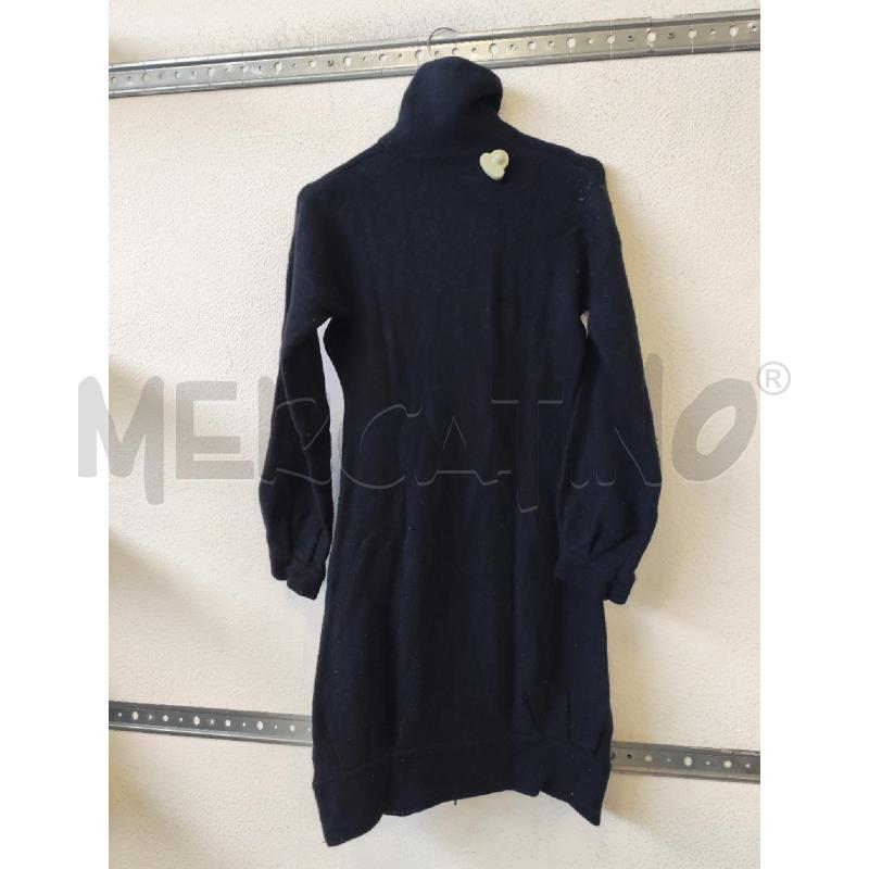 VESTITO DONNA NERO MISTO LANA E CASHMERE  | Mercatino dell'Usato Albenga 2