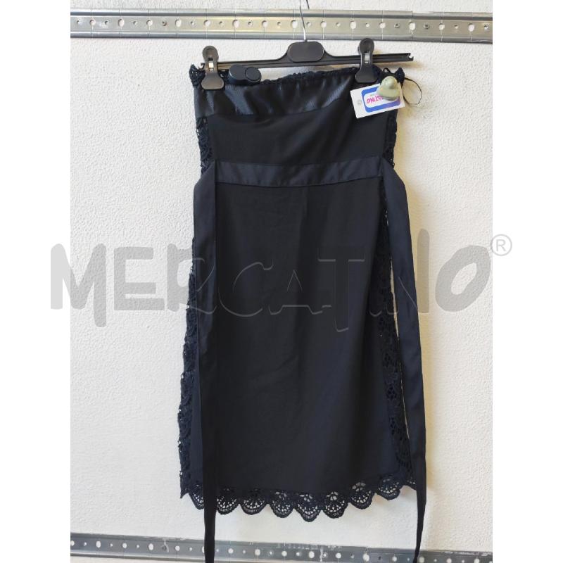 VESTITO DONNA NERO PHILOSOPHY BY ALBERTA FERRETTI LATO PIZZO  | Mercatino dell'Usato Albenga 1