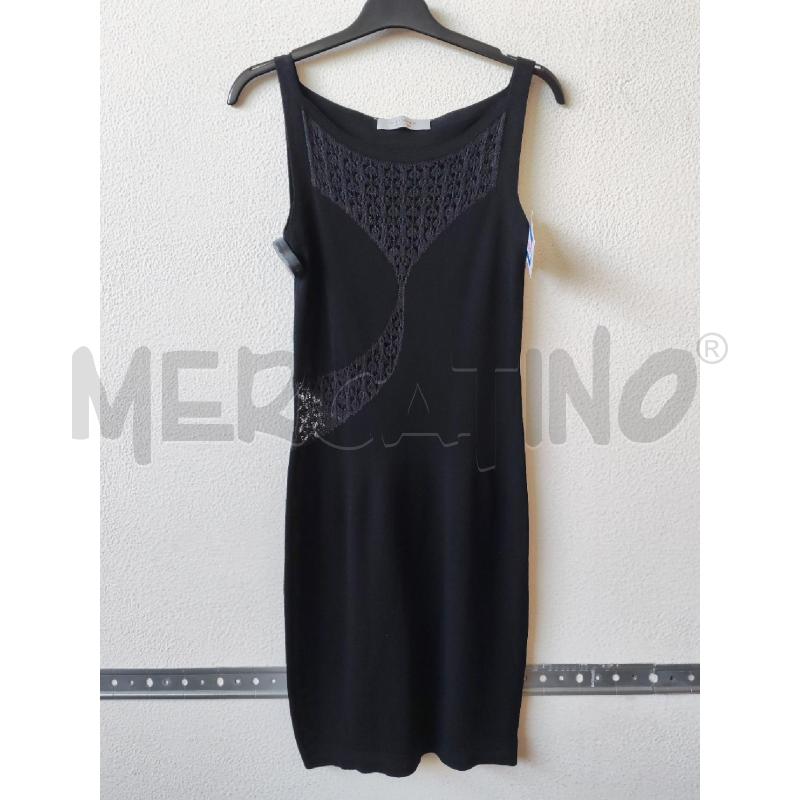 VESTITO DONNA NERO PIZZO D. EXTERIOR | Mercatino dell'Usato Albenga 1