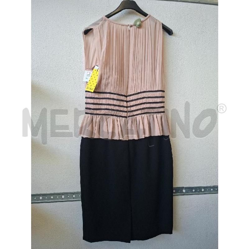 VESTITO DONNA NERO ROSA FIOCCHI LUISA SPAGNOLI SETA | Mercatino dell'Usato Albenga 2