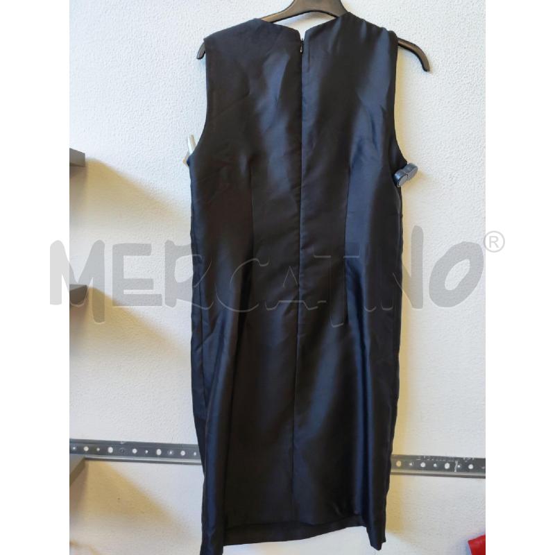 VESTITO DONNA NERO STRASS COLLO LANA CAPRINA  | Mercatino dell'Usato Albenga 2