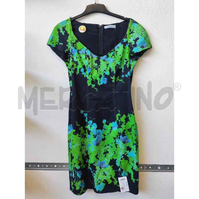 VESTITO DONNA NERO VERDE AZZURRO BLUMARINE | Mercatino dell'Usato Albenga 1