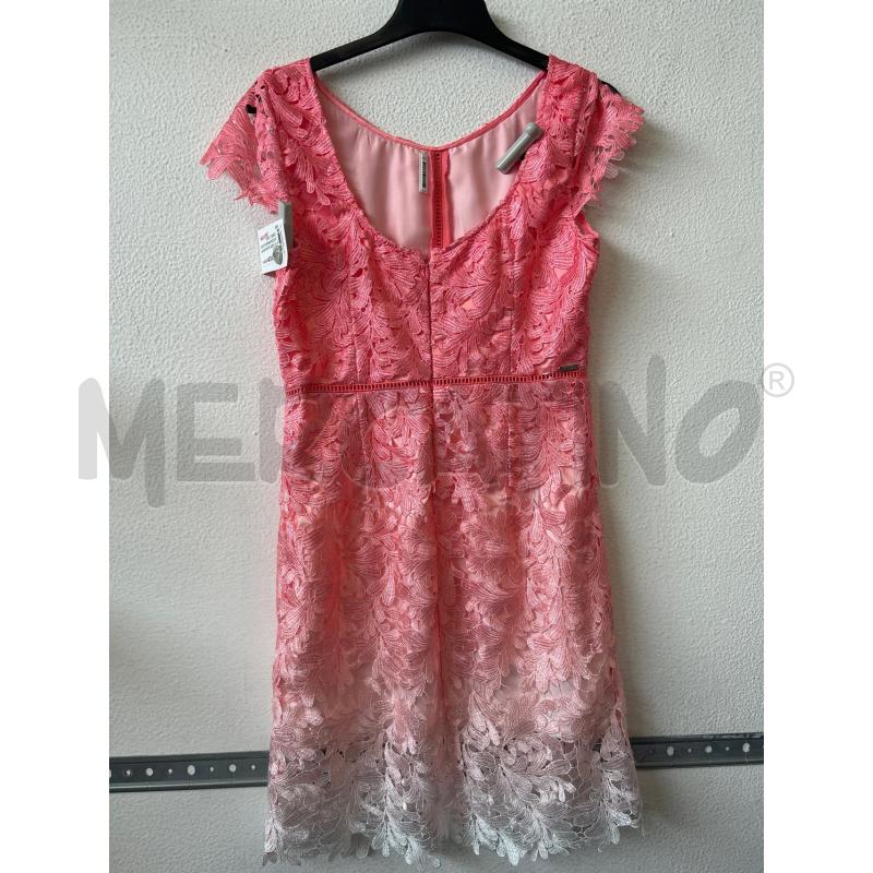 VESTITO DONNA PIZZO ROSA SFUMATO GUESS | Mercatino dell'Usato Albenga 1