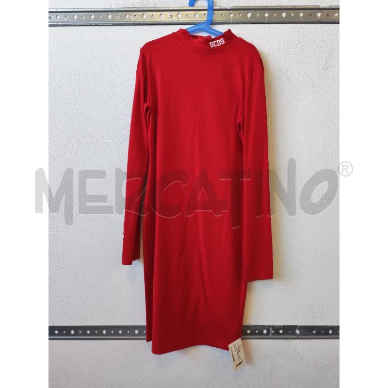 VESTITO DONNA ROSSO GCDS | Mercatino dell'Usato Albenga 1