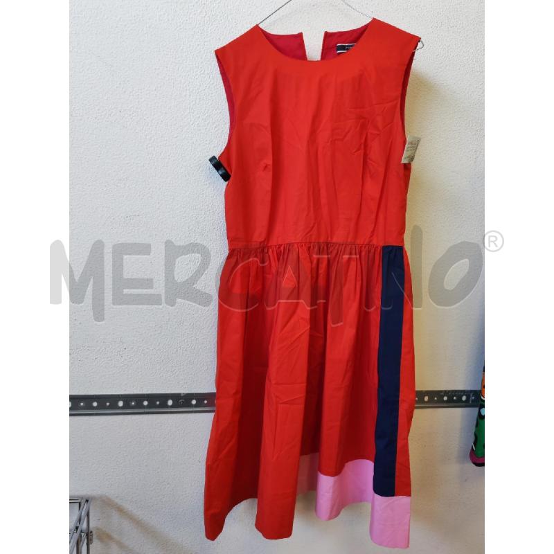 VESTITO DONNA ROSSO SPORTMAX RIGA BLU  | Mercatino dell'Usato Albenga 1