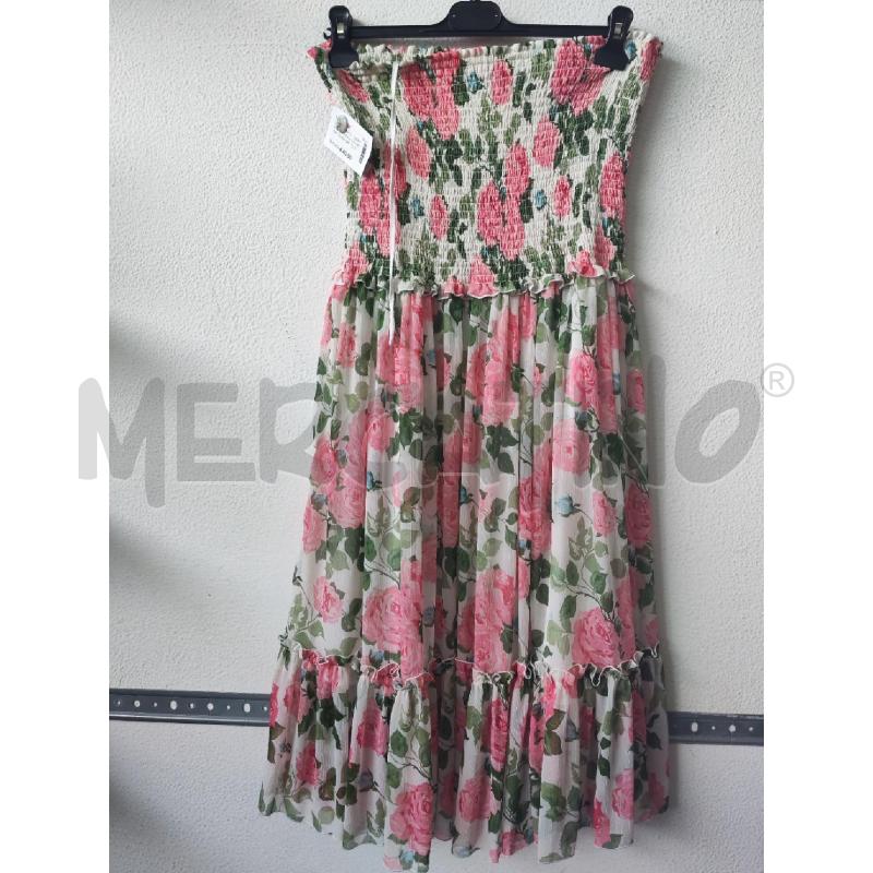 VESTITO DONNA TWINSET FANTASIA FIORI ROSA  | Mercatino dell'Usato Albenga 1