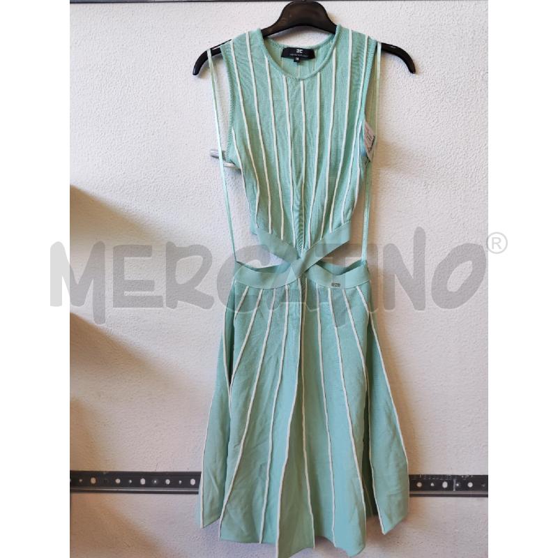 VESTITO DONNA VERDEACQUA ELISABETTA FRANCHI  | Mercatino dell'Usato Albenga 1