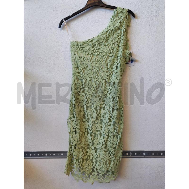 VESTITO DONNA VERDE PIZZO MENGANO  | Mercatino dell'Usato Albenga 2