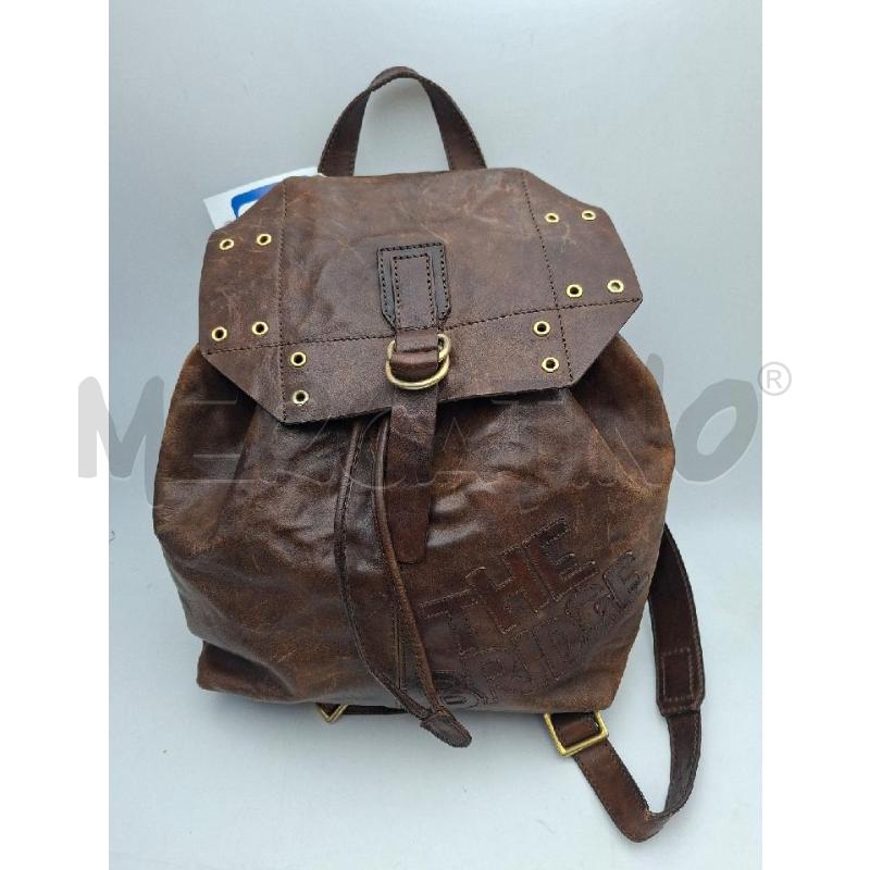 ZAINO DONNA VERA PELLE MARRONE THE BRIDGE | Mercatino dell'Usato Albenga 1